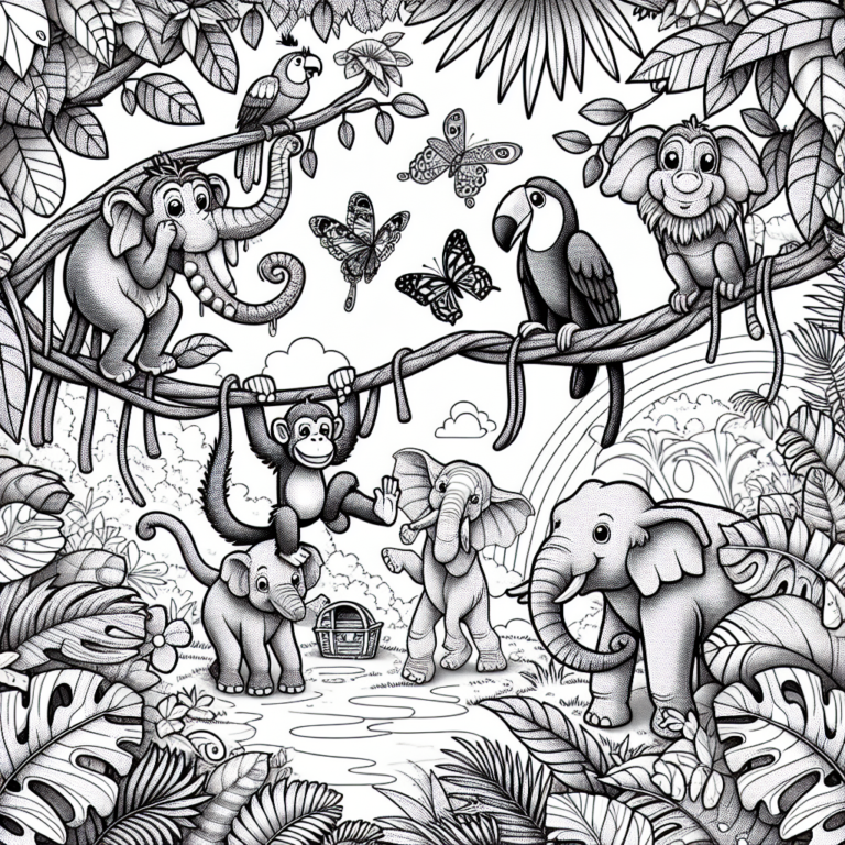 Jungle animals – Monkeys